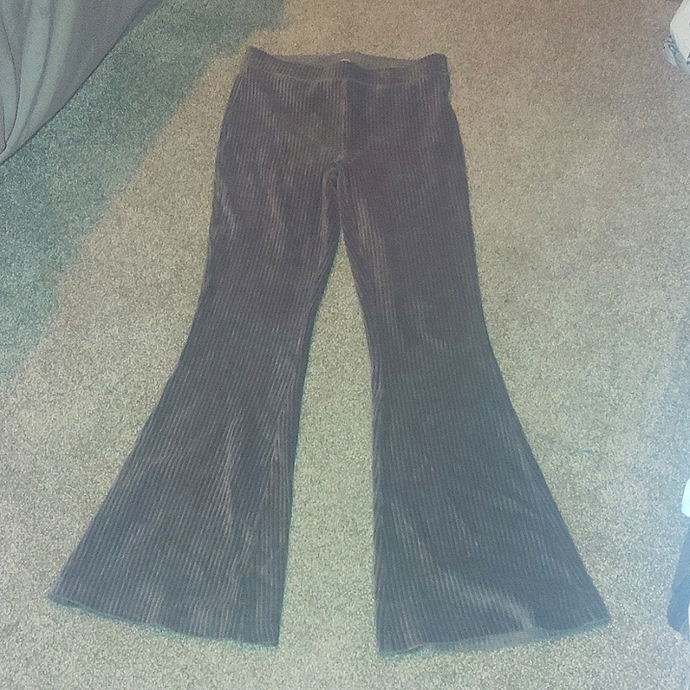 Aerie flared corded pants